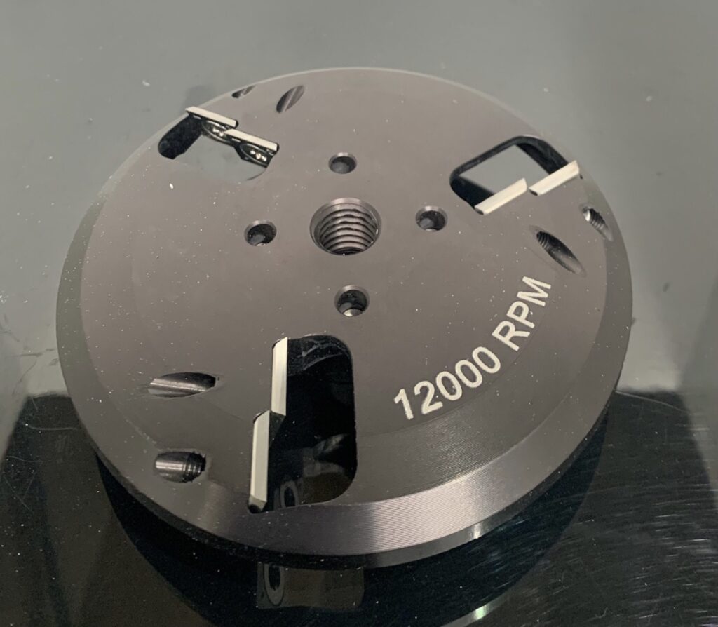 Pro trim 6 blade trimming disc aluminium / Titanium