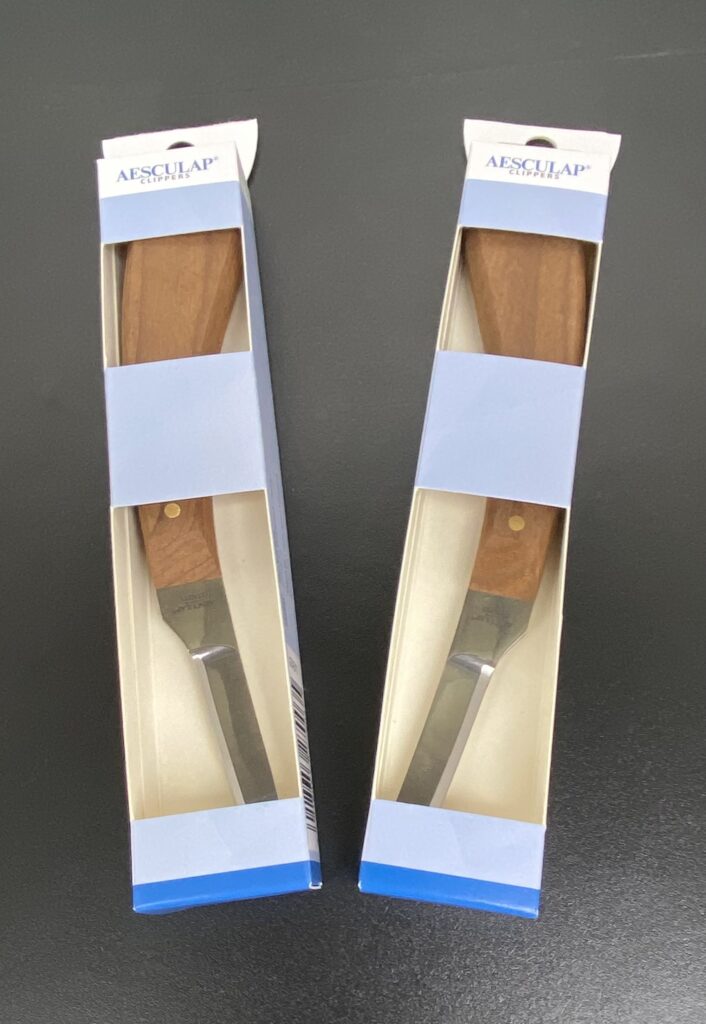 Aesculap danish hard wood knives - Image 2